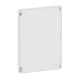 Schneider - Resi9 - Porte Styl - Transparent - 3 rangées - 18 modules - Réf : R9H18427