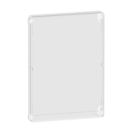 Schneider - Resi9 - Porte Styl - Transparent - 3 rangées - 18 modules - Réf : R9H18427