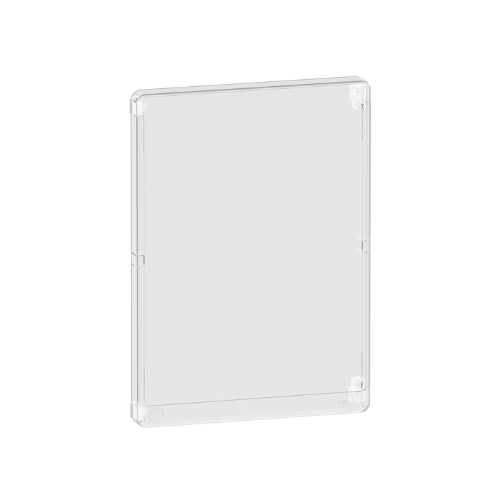 Schneider - Resi9 - Porte Styl - Transparent - 3 rangées - 18 modules - Réf : R9H18427
