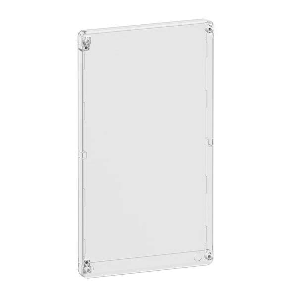 Schneider - Resi9 - Porte Styl - Transparent - 4 rangées - 18 modules - Réf : R9H18428