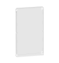 Schneider - Resi9 - Porte Styl - Transparent - 4 rangées - 18 modules - Réf : R9H18428
