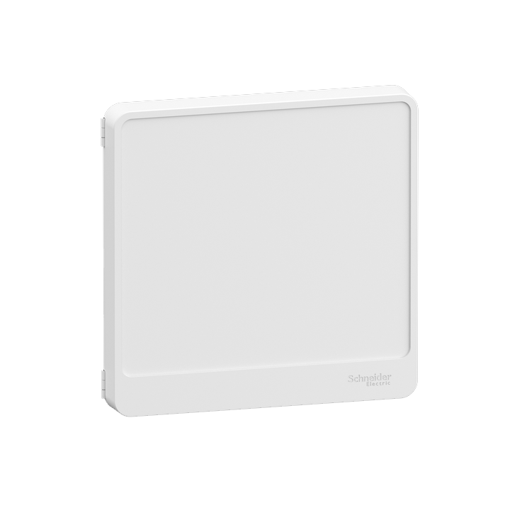 Schneider - Resi9 - Porte Styl - Blanc - 13 modules - 1 rangée + serrure avec clé - Réf. : R9H13421+R9H13388