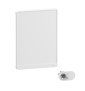 Schneider - Resi9 - Porte Styl - Blanc - 18 modules - 3 rangées + serrure avec clé - Réf. : R9H18423+R9H13388