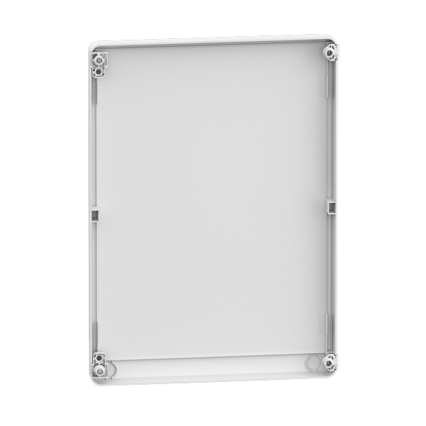 Schneider - Resi9 - porte styl Blanc coffret 18M - 3R - Réf : R9H18423