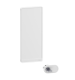 Schneider - Resi9 - Porte Styl - Blanc - 13 modules - 4 rangées + serrure avec clé - Réf. : R9H13424+R9H13388