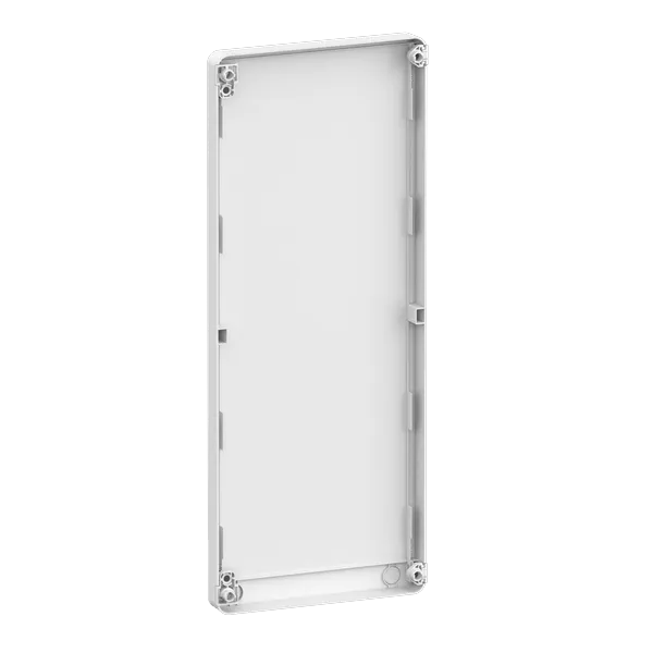 Schneider - Resi9 - Porte Styl - Blanc - 13 modules - 4 rangées + serrure avec clé - Réf. : R9H13424+R9H13388