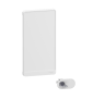 Schneider - Resi9 - Porte Styl - Blanc - 13 modules - 3 rangées + serrure avec clé - Réf. : R9H13423+R9H13388