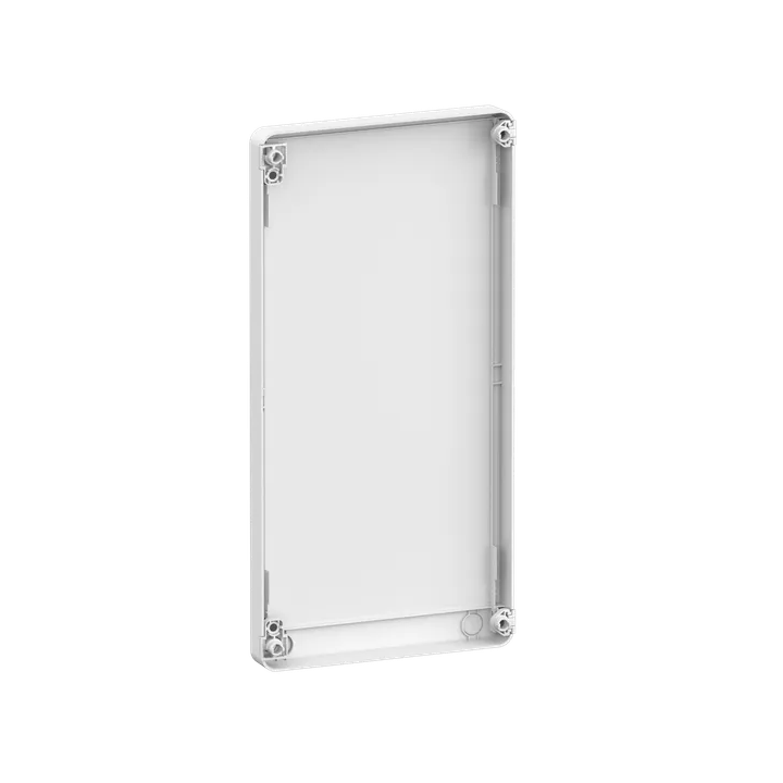 Schneider - Resi9 - Porte Styl - Blanc - 13 modules - 3 rangées + serrure avec clé - Réf. : R9H13423+R9H13388