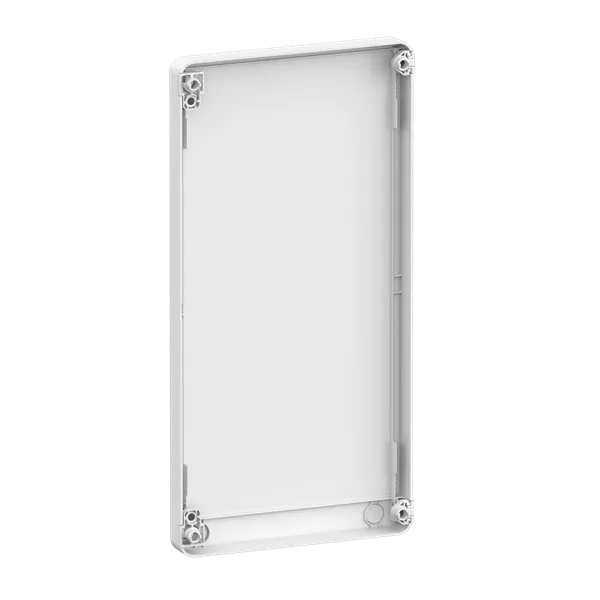 Schneider - Resi9 - Porte Styl - Blanc - 13 modules - 3 rangées + serrure avec clé - Réf. : R9H13423+R9H13388