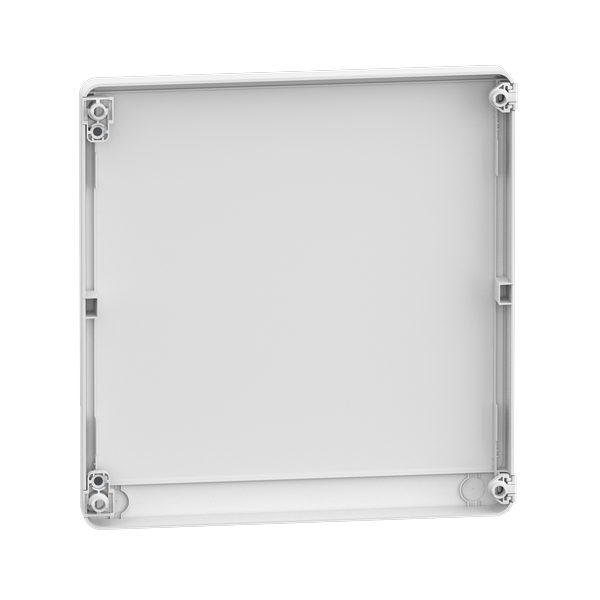 Schneider - Resi9 - porte styl Blanc coffret 18M - 2R - Réf : R9H18422