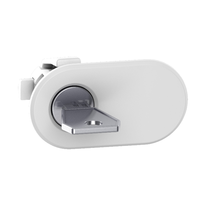 Schneider - Resi9 - Porte Styl - Blanc - 13 modules - 2 rangées + serrure avec clé - Réf. : R9H13422+R9H13388