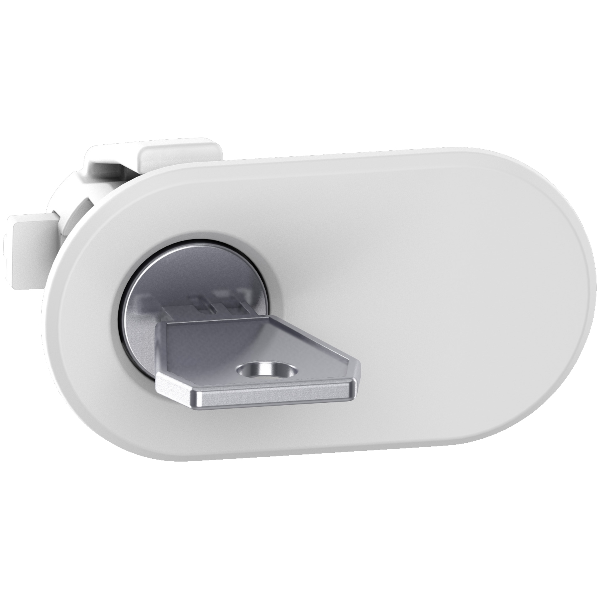 Schneider - Resi9 - Porte Styl - Blanc - 13 modules - 2 rangées + serrure avec clé - Réf. : R9H13422+R9H13388