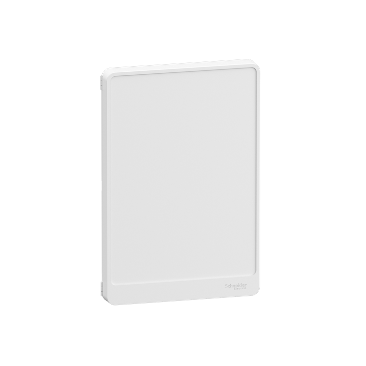 Schneider - Resi9 - Porte Styl - Blanc - 13 modules - 2 rangées + serrure avec clé - Réf. : R9H13422+R9H13388