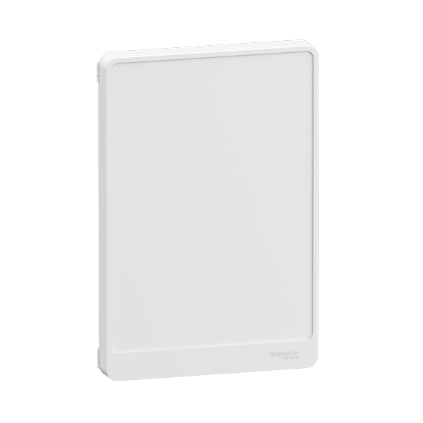 Schneider - Resi9 - Porte Styl - Blanc - 13 modules - 2 rangées + serrure avec clé - Réf. : R9H13422+R9H13388