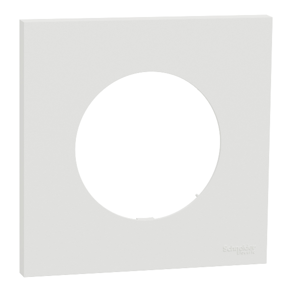 Schneider - Odace 2025 - plaque de finition 1 poste - couleur Blanc craie - Réf : S920702