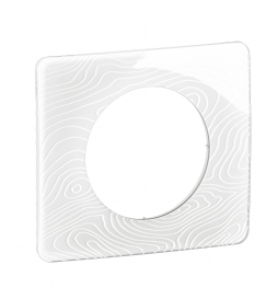 Legrand - Céliane 2024 - Plaque de finition Blanc Relief - 1 poste - Réf : CP0601