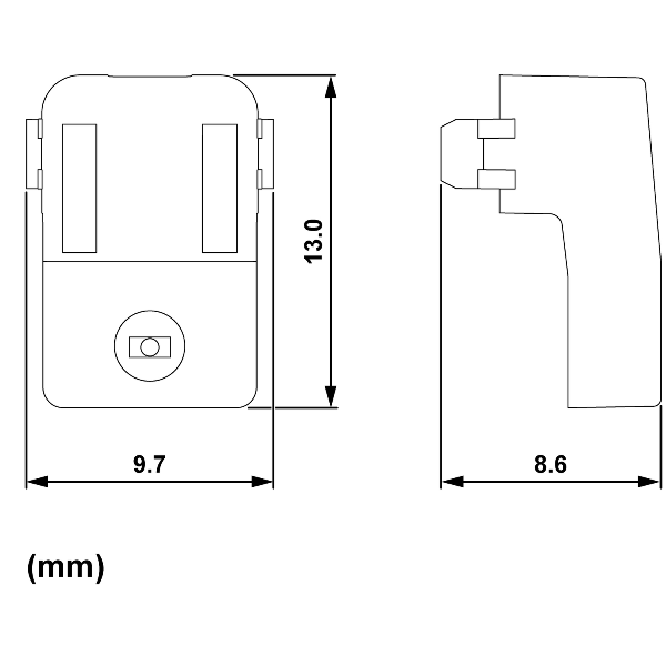 Schneider - Odace 2025 - LED verte 1,5mA 250V à câbler - lumineux/témoin - forte luminosité - Réf : S989292