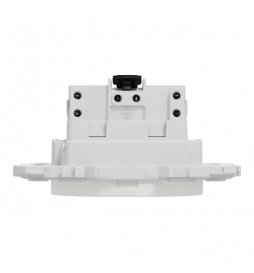 Schneider - Odace 2025 - prise 2P+T rénovation à puits - 4 bornes auto par pôle - blanc craie - Réf : S920049