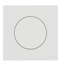 Schneider - Odace 2025 - LOT va-et-vient ou poussoir + plaque de finition - blanc craie - Réf : S920204+S920702