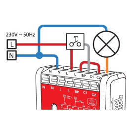 Yokis - Up - Micromodule Télérupteur Radio - 2000W - Zigbee - Réf : MTR2000E-UP