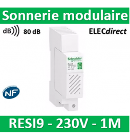 Schneider - Sonnerie modulaire Resi9 XP 230V - 80dB - R9PCBS