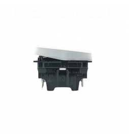 Legrand - Mosaic - Bouton poussoir complet - 1 poste (2M) - 6A - 230V - Réf : 080251+278040L+277802L