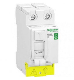 SCHNEIDER - Inter différentiel Resi9 XP 2P - 63A - 30ma - Type AC - Réf : R9PRC263