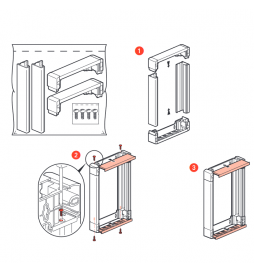 Legrand - Rehausse pour coffret Drivia 13 modules 3 rangées - Réf : 401373