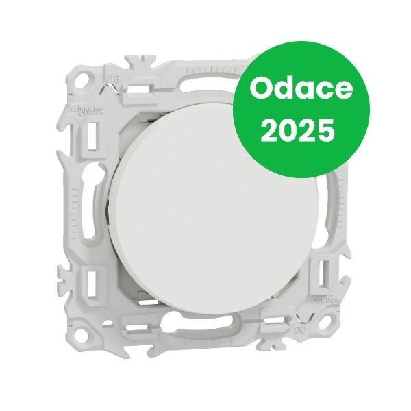 Schneider - Odace 2025 - permutateur - bornes automatiques - 10AX - blanc craie - Réf : S920205