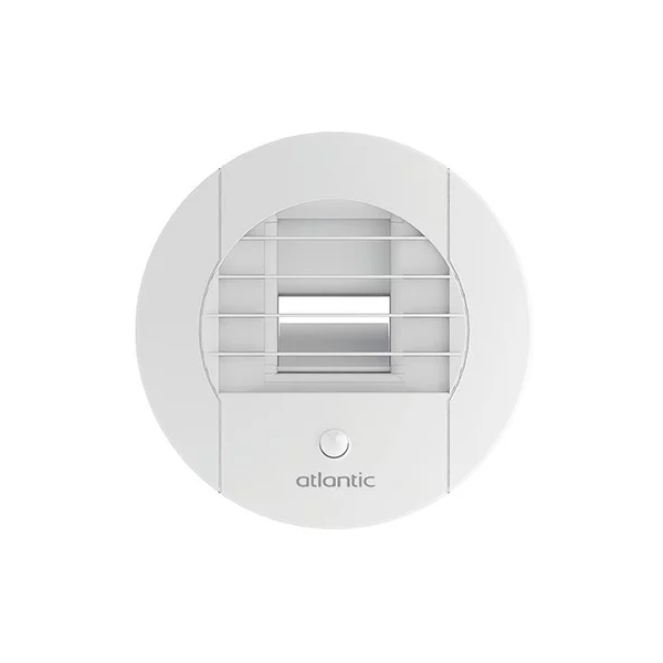 Atlantic - Kit bouche BAW hygroréglable - Bouches sanitaires à piles détection présence Ø80mm 5 à 30m³/h - Réf : 526595