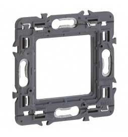 Legrand - Support simple 1 poste (2M) - Mosaic/Céliane - Fixation VIS - Réf : 080251