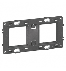 Legrand - Mosaic/Céliane - Support 2 postes (4M) - Fixation VIS - 2 x 2 modules - Réf : 080252