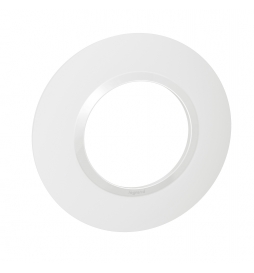 Legrand - Plaque Ronde 1 Poste Dooxie - finition Blanc - Réf : 600980