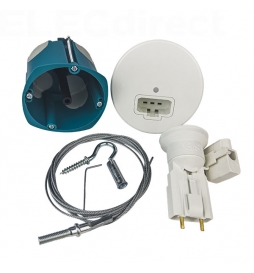 SIB - Kit Point de centre DCL BBC (plafond) + Filin 35kg - Réf : P36860