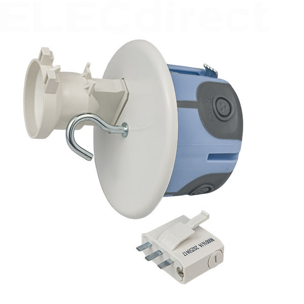 Eur'Ohm - KIT point de centre DCL encastré - Ø67 mm - avec douille DCL E27 - Réf : 53062