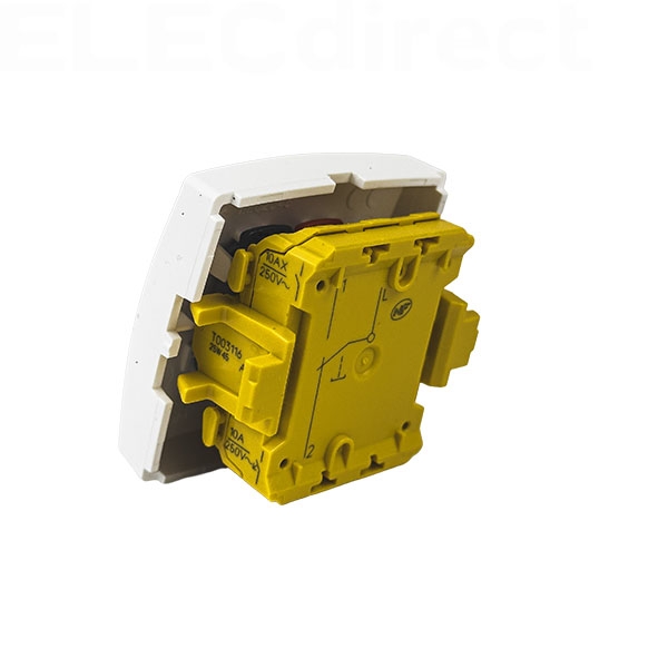 Legrand - Transformeur simple 3 en 1 - interrupteur - va et vient - poussoir - Saillie - Composable- Blanc - Réf : 086101L