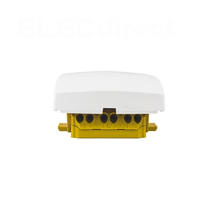 Legrand - Transformeur simple 3 en 1- interrupteur - va et vient - poussoir - Saillie - Composable- Blanc - Réf : 086101L