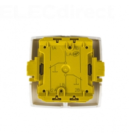 Legrand - Transformeur double 5 en 1 - interrupteur - va et vient - poussoir double - Saillie - Composable - Réf : 086120L