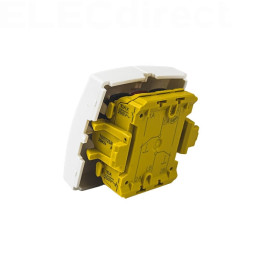Legrand - Transformeur double 5 en 1 - interrupteur - va et vient - poussoir double - Saillie - Composable - Réf : 086120L