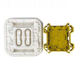Legrand - Plexo - Commande double - 3 fonctions - composable - étanche - IP55/IK08 - Blanc - Réf : 069625L