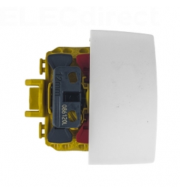 Legrand - Transformeur double 5 en 1 - interrupteur - va et vient - poussoir double - Saillie - Composable - Réf : 086120L