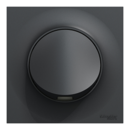 Schneider Odace - Sortie de câble Complète - Fixation VIS - Anthracite - Réf : LOT3063