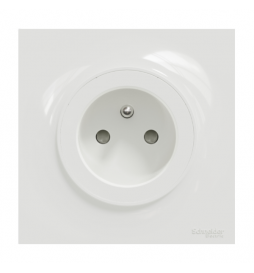 Schneider Odace - LOT - Prise 2P+T - 16A + plaque - complet - Réf : S520059 + S520702