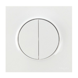 Schneider Odace - Double Va-et-vient Complet - 10A - 250V - Réf : S520214+ S520702