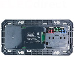 Legrand - Prise de courant 2P+T Surface + chargeur 2 USB Type-A Dooxie 3A précâblés - finition Blanc - Réf : 600342