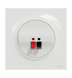 Schneider Odace - Prise haut-parleur 1 sortie - Réf : S520487+S520702