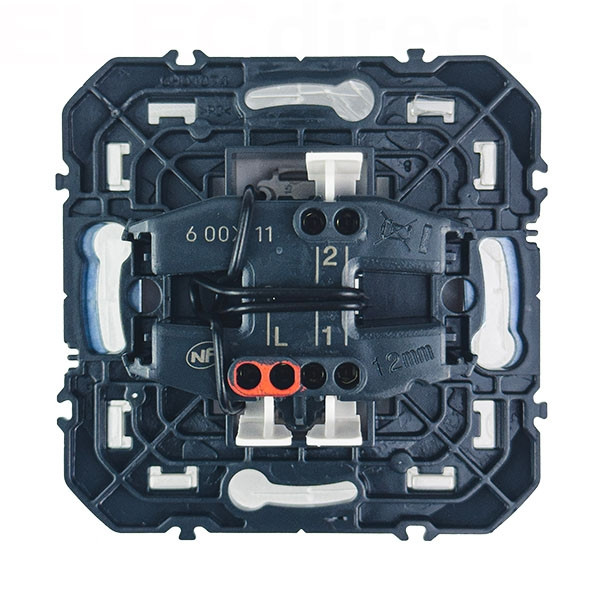 Legrand - Interrupteur ou va-et-vient avec voyant lumineux Dooxie - 10AX - 250V~ - finition Blanc - Réf : 600011