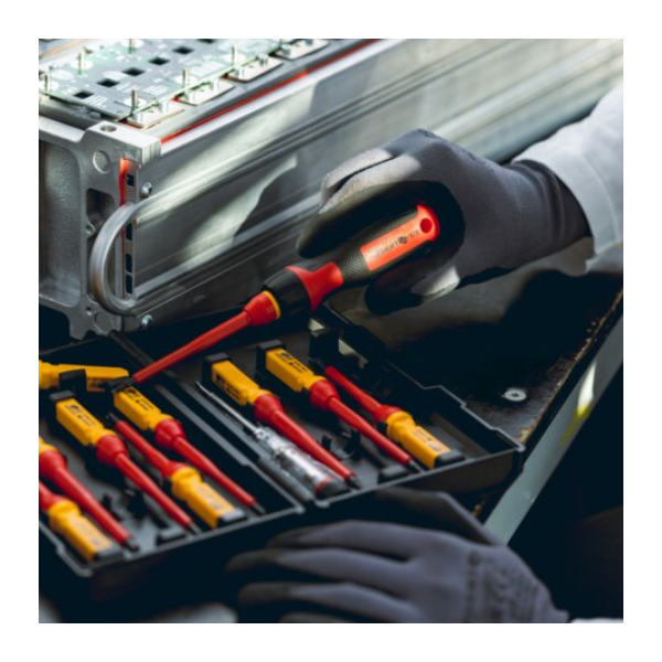 Hogert - Tournevis - jeu de 13 pièces - isolés 1000V - Réf : HT1S997