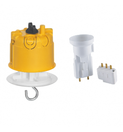 Legrand Batibox - Kit point de centre DCL+ Douille/Fiche SIB - Réf : 089337+11127
