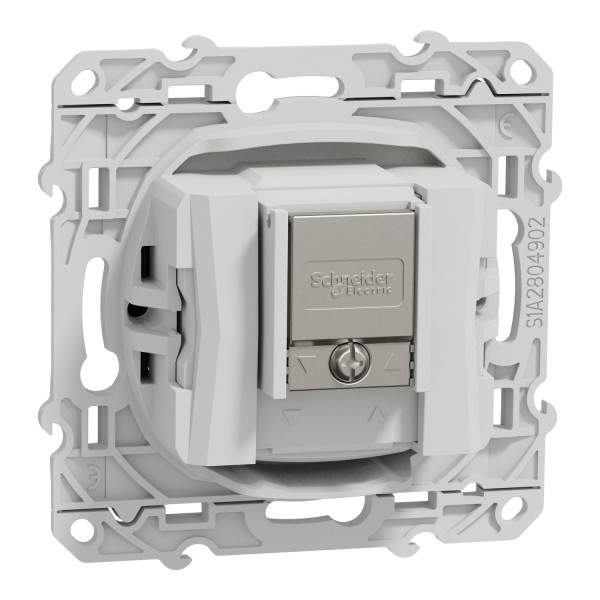 Schneider - Prise TV-FM-SAT Odace - Anthracite - Réf : S540461